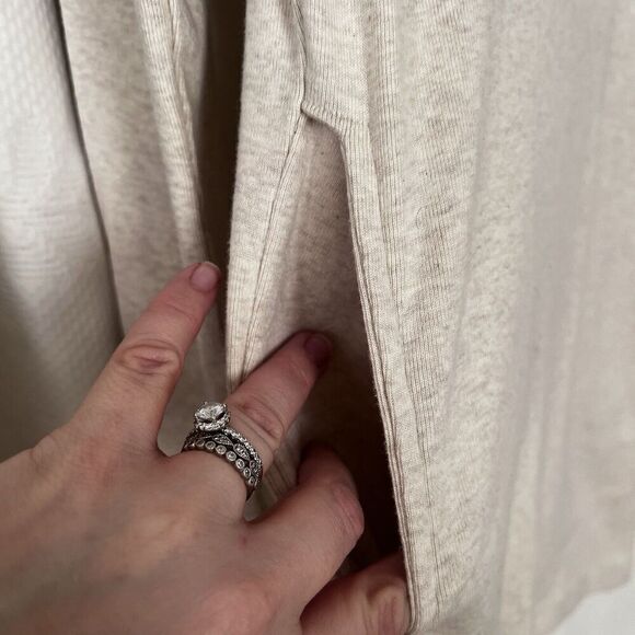 Tonlè Long Sleeve Cotton Minidress In Cream Size Xtra Small - Picture 3 of 13